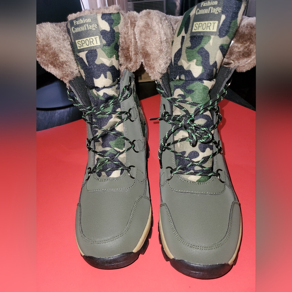 Camouflage Winter Boots for Women